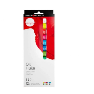 Estojo Tinta Oleo 12ml C/12 Daler Rowney